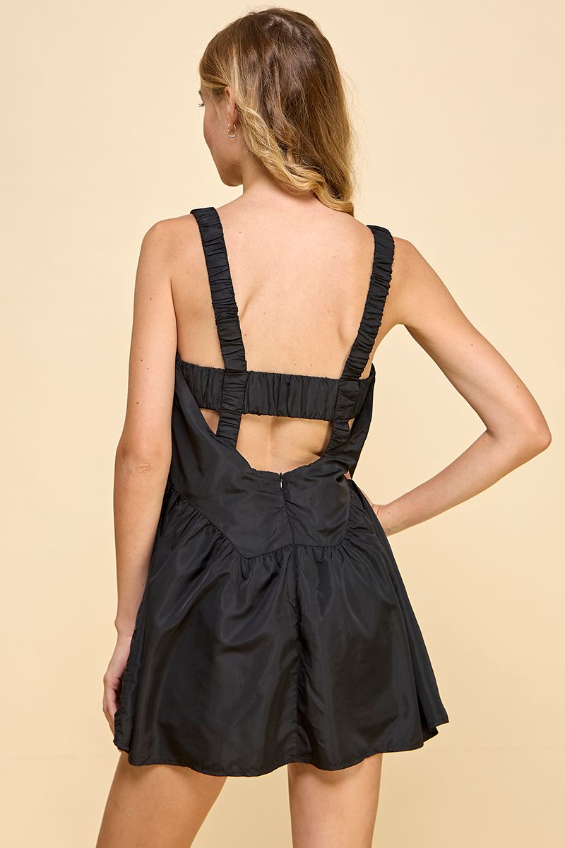 Lila Athletic Dress– Black