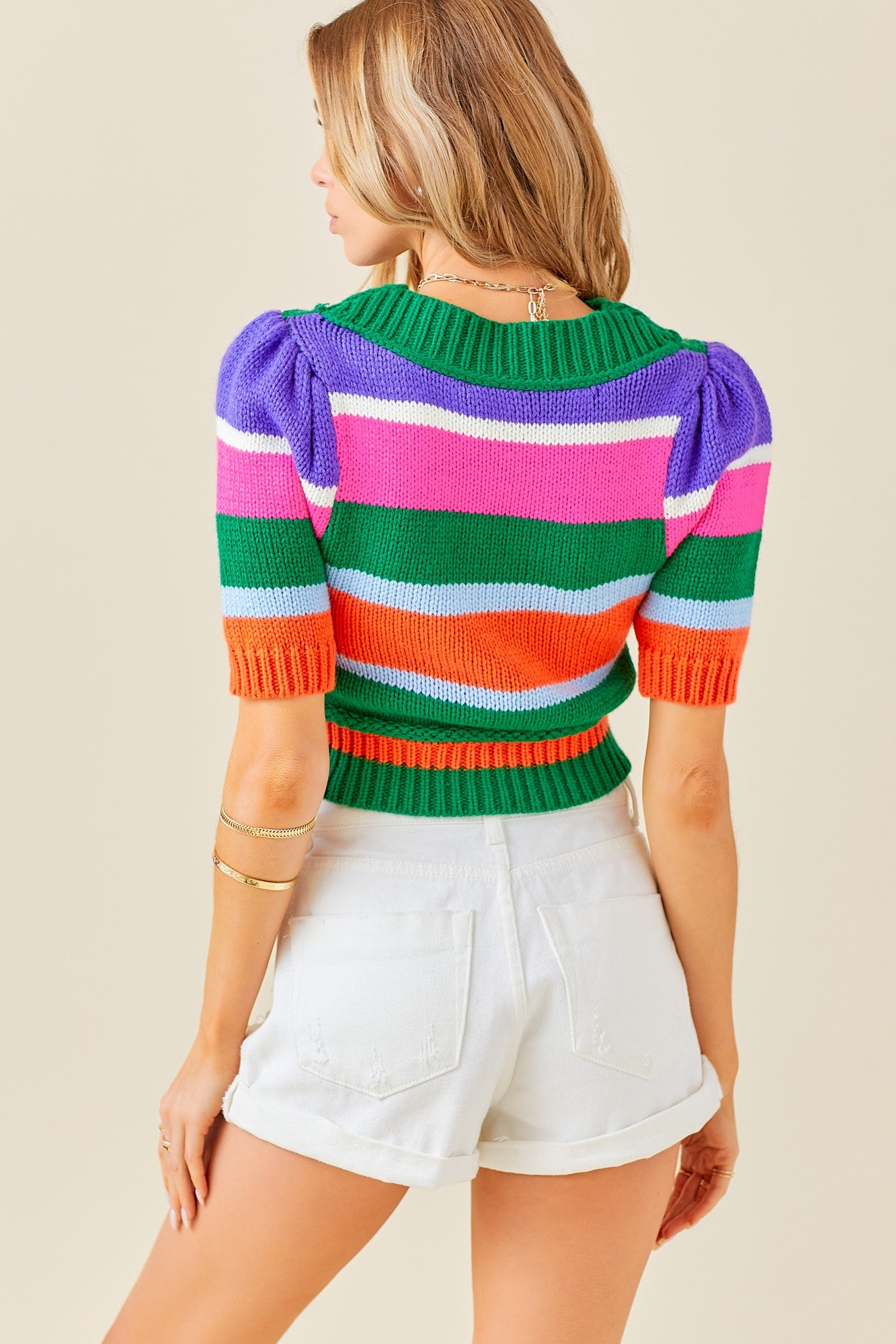 Penny Multi Strip Sweater