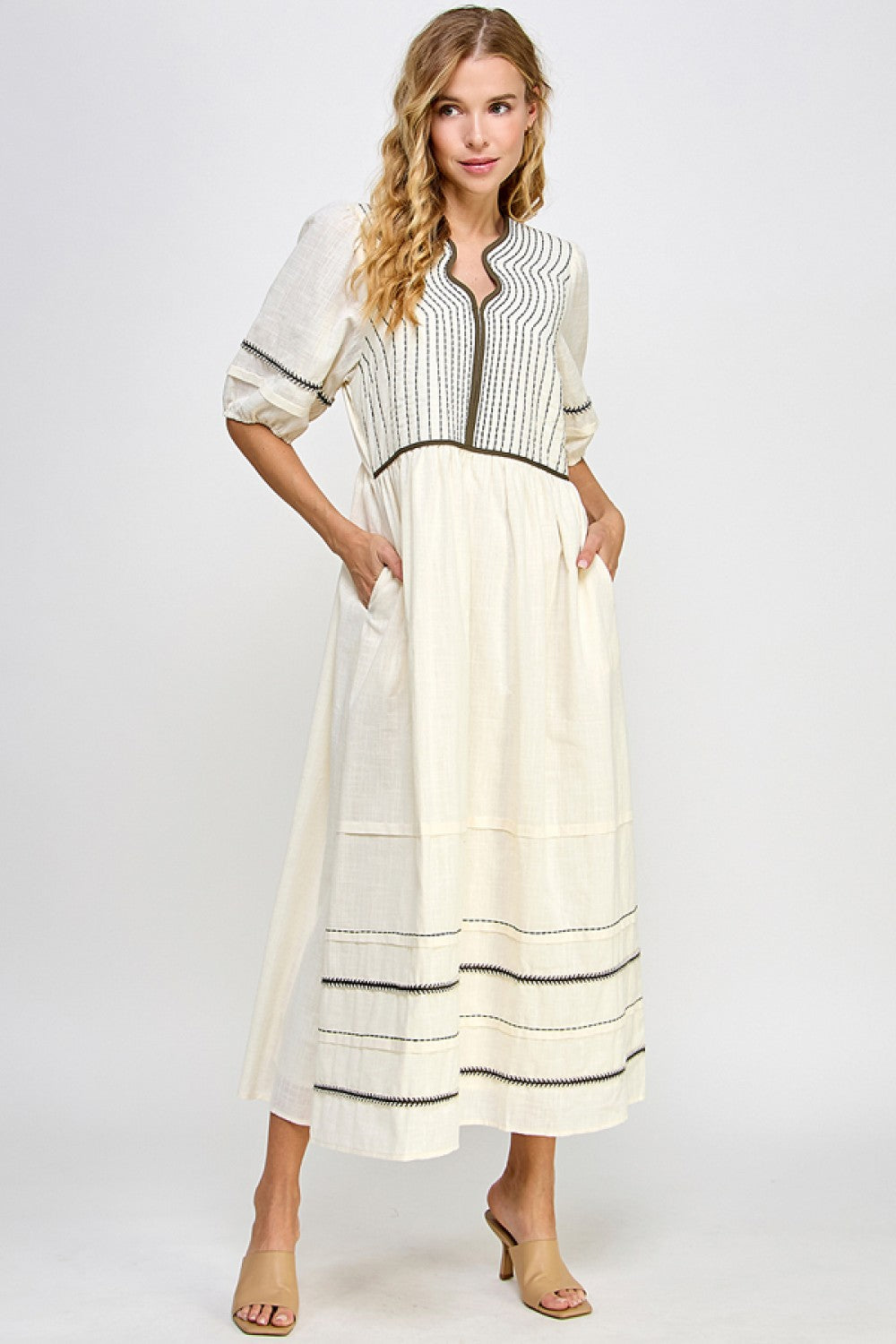 Maleah Dress- Cream