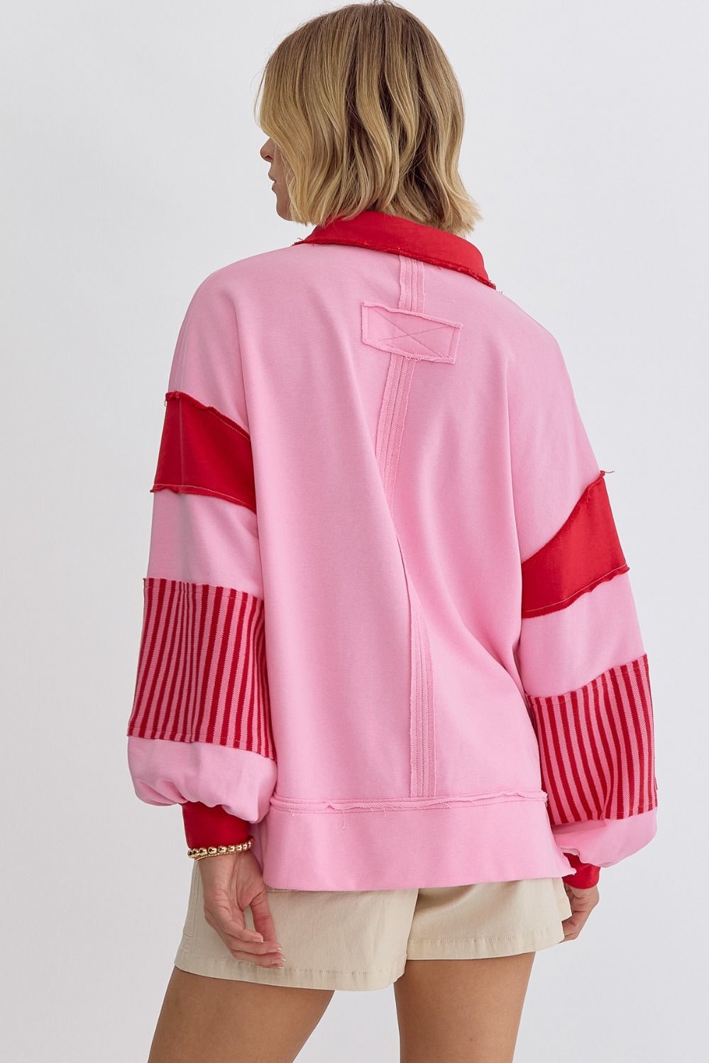 Maggie Top- Pink/Red