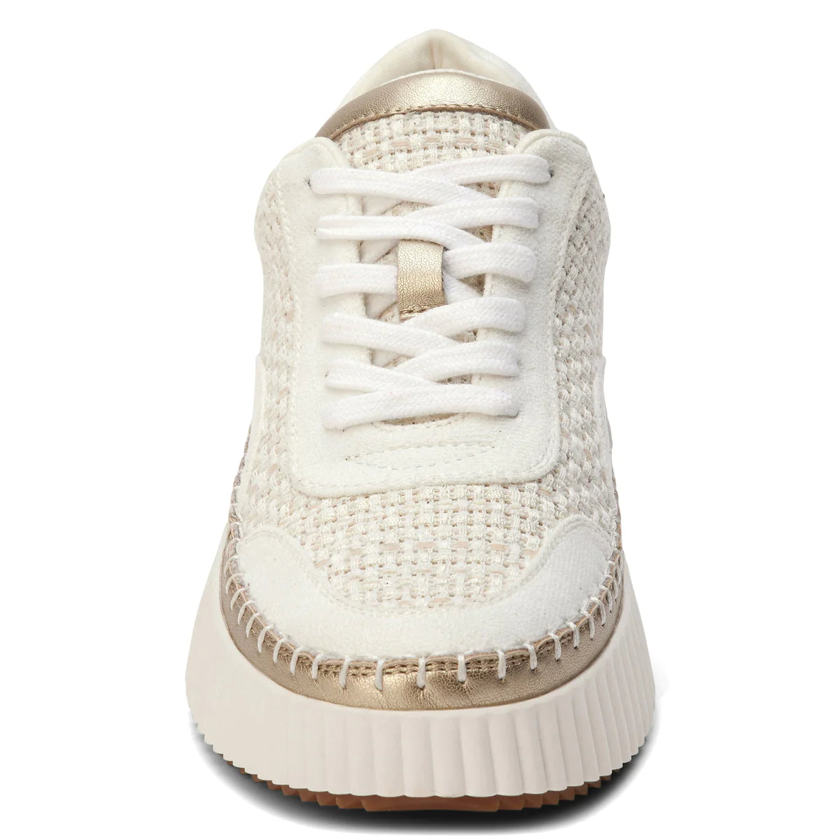 Cream Woven Sneaker