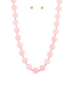 Kella Bubble Necklace- Light Pink