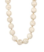 Presley Small Bubble Necklace- Beige