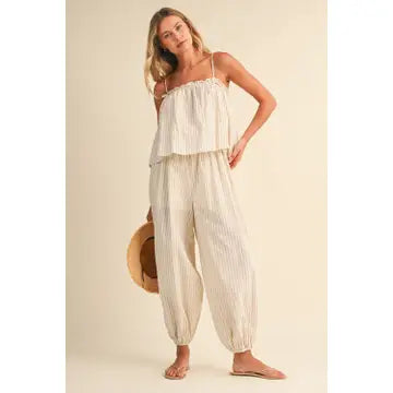 Holland Jumpsuit- Cream