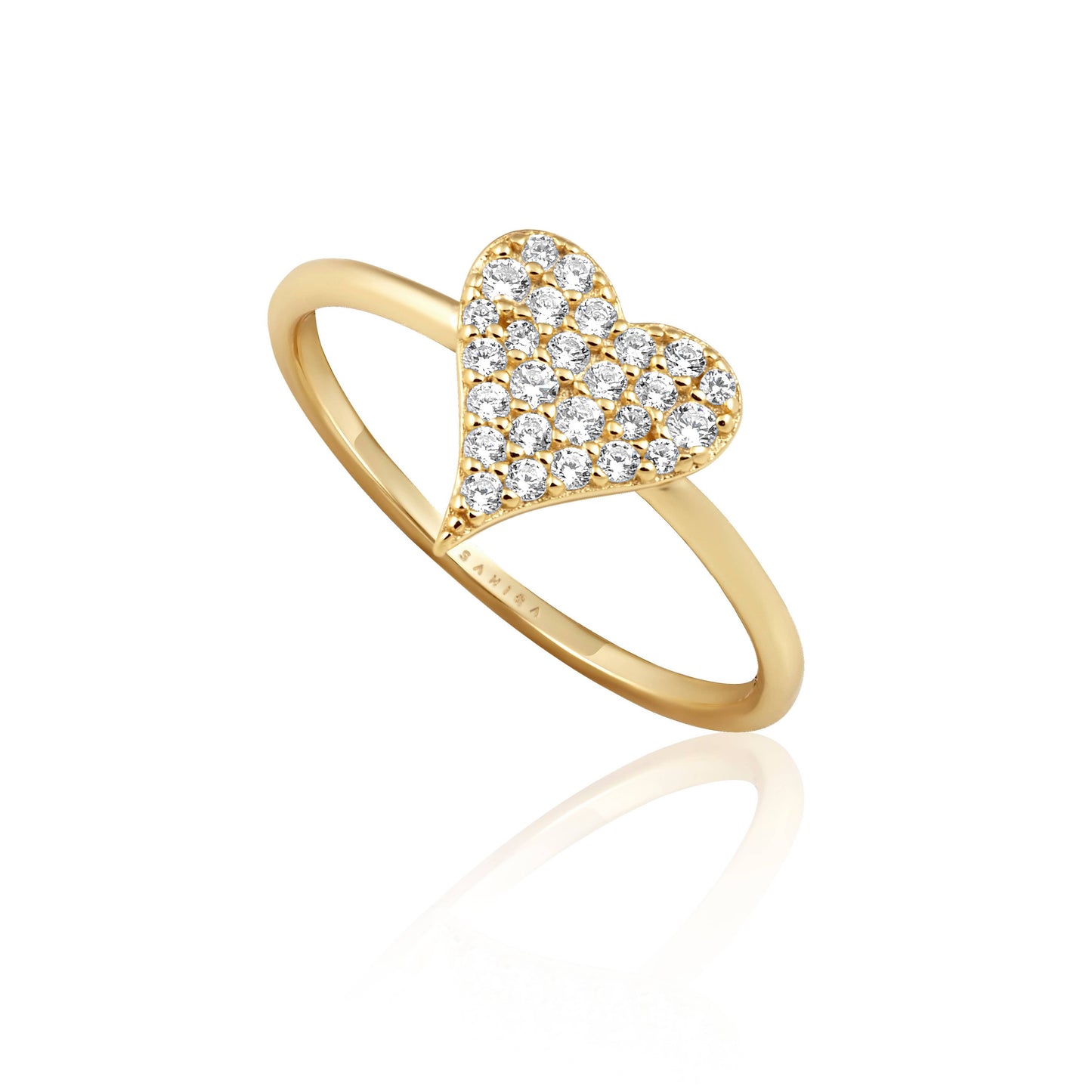 Audrey Heart Ring: 6