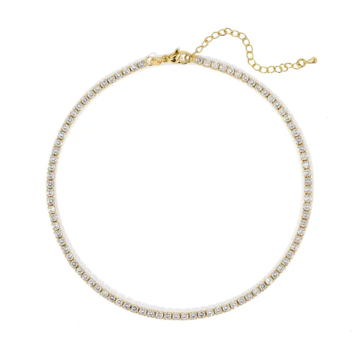 Chloe Tennis Choker Necklace