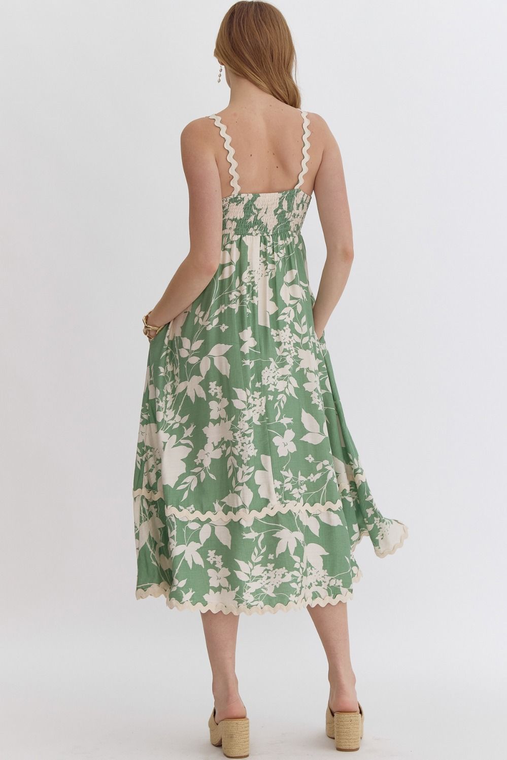 Rainey Dress- Red Floral