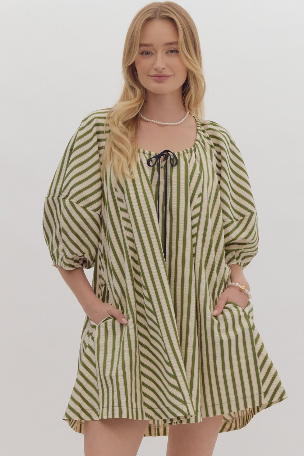 Della Stripe Mini Dress