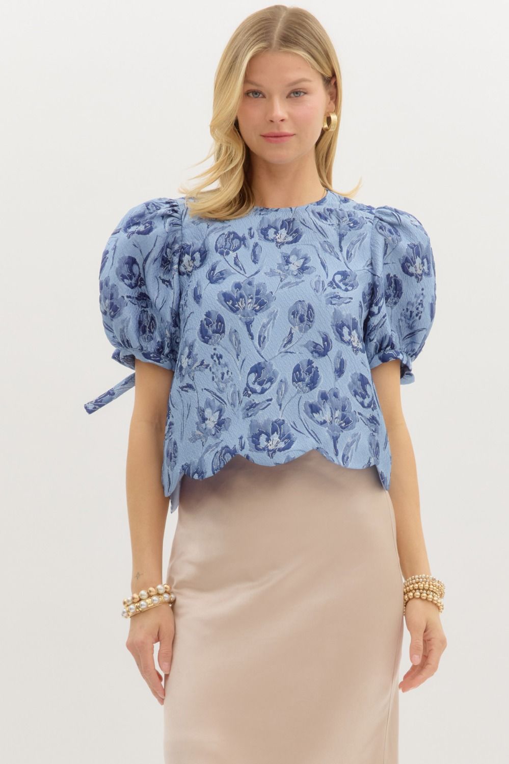 Kelly Top- Blue