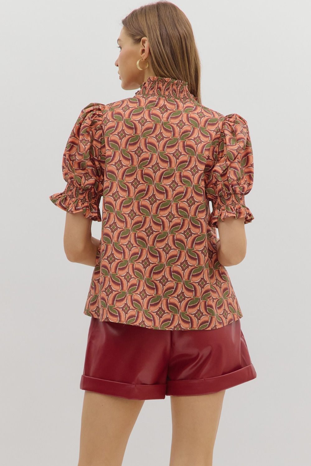 Sena Top- Terracotta