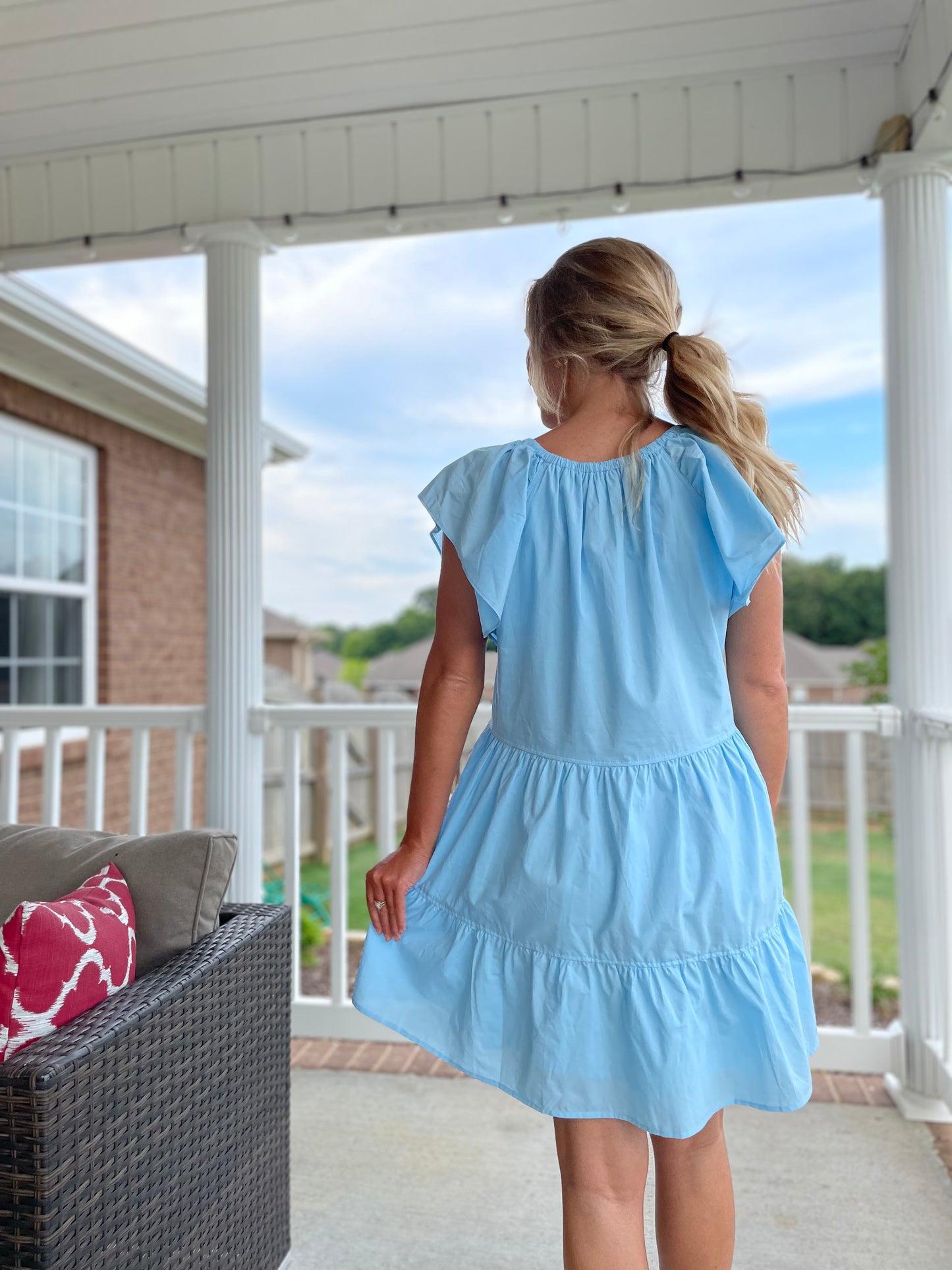 Lilly Dress- Light Blue