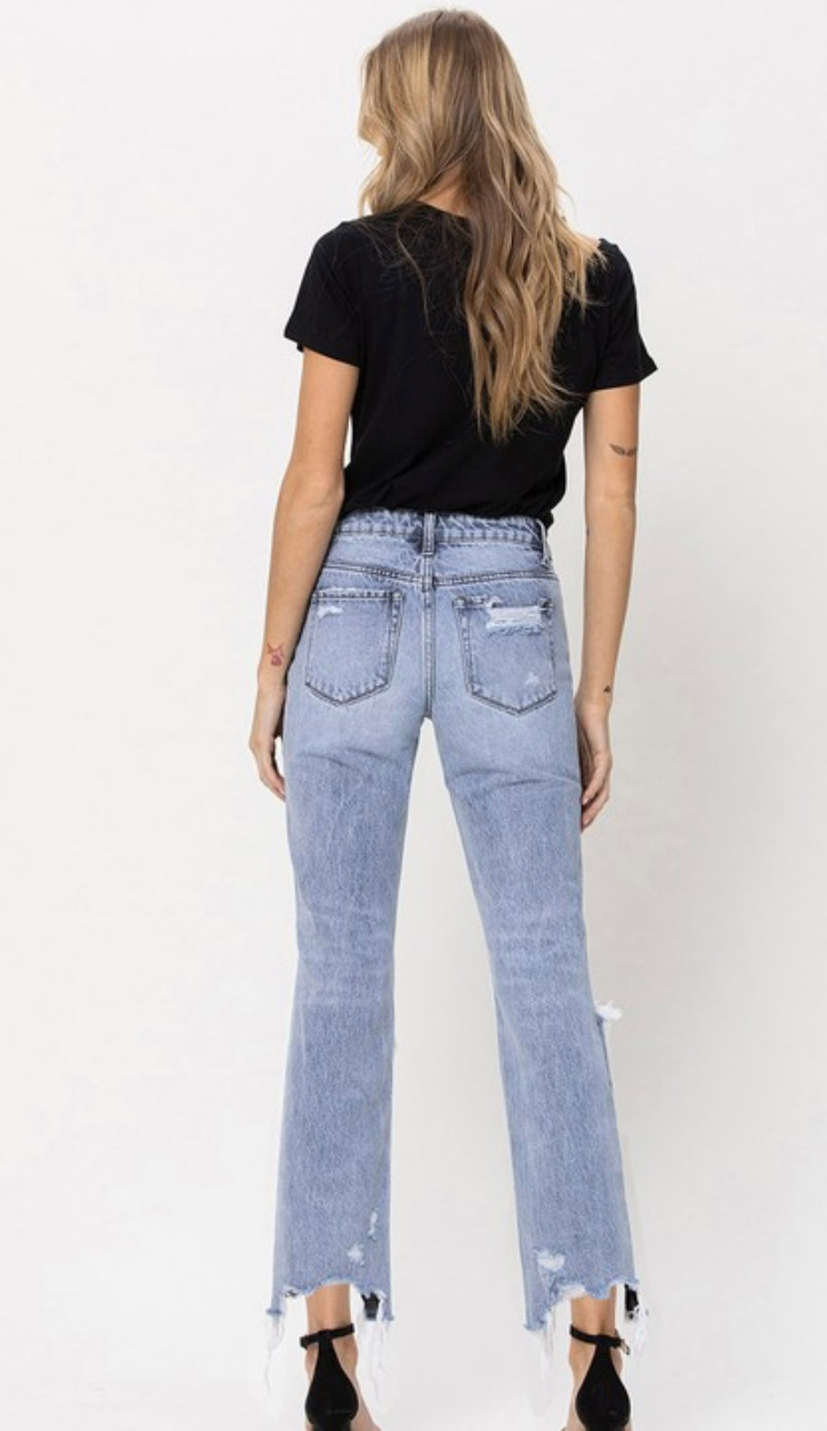 90’s Straight Crop Jeans