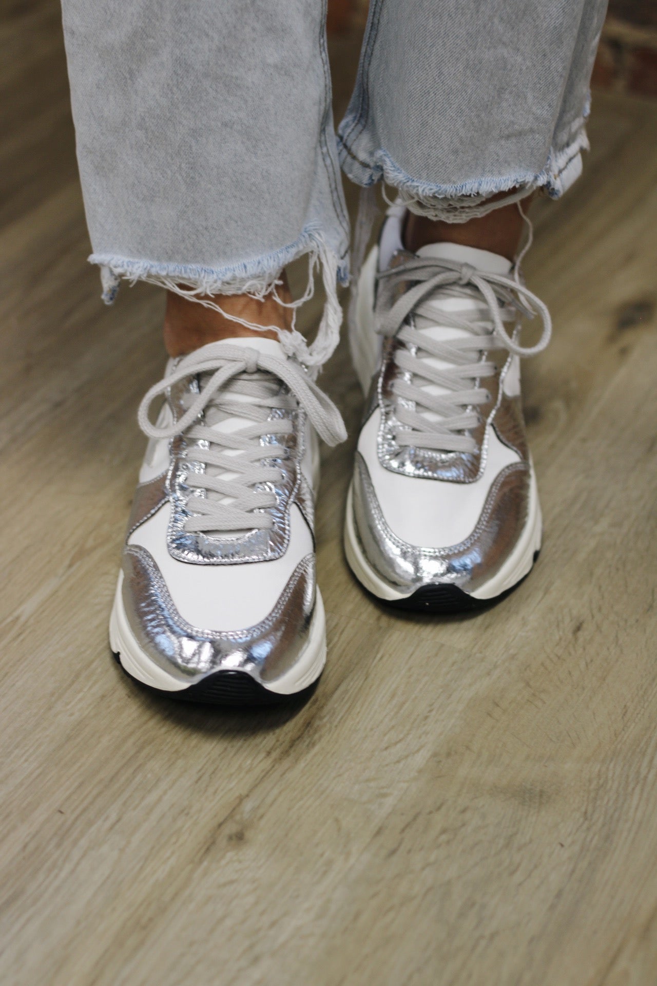 Star Sneaker- Silver