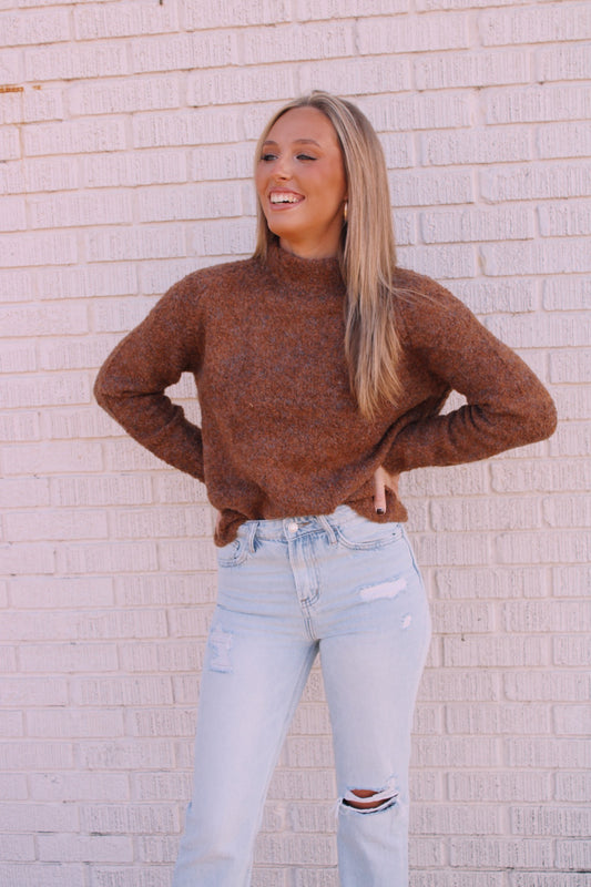 Bailey Sweater- Brown