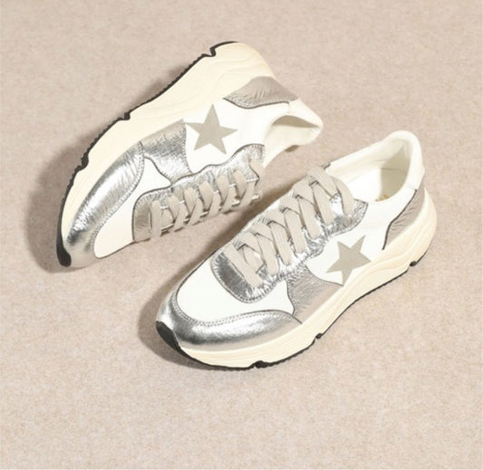 Star Sneaker- Silver