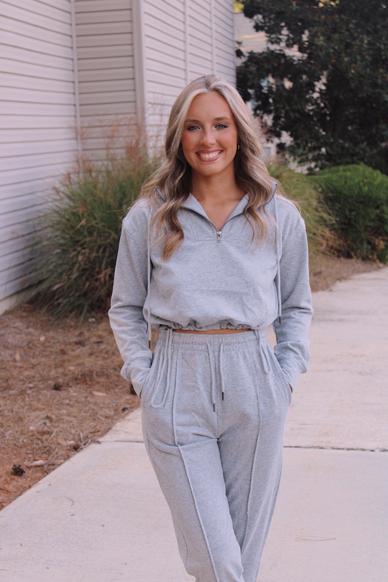 Emma Lounge Set- Light Grey
