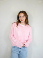 Piper Cardigan- Baby Pink