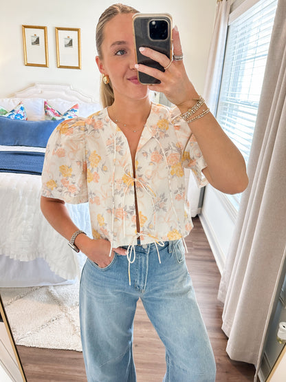 Vintage Floral Top