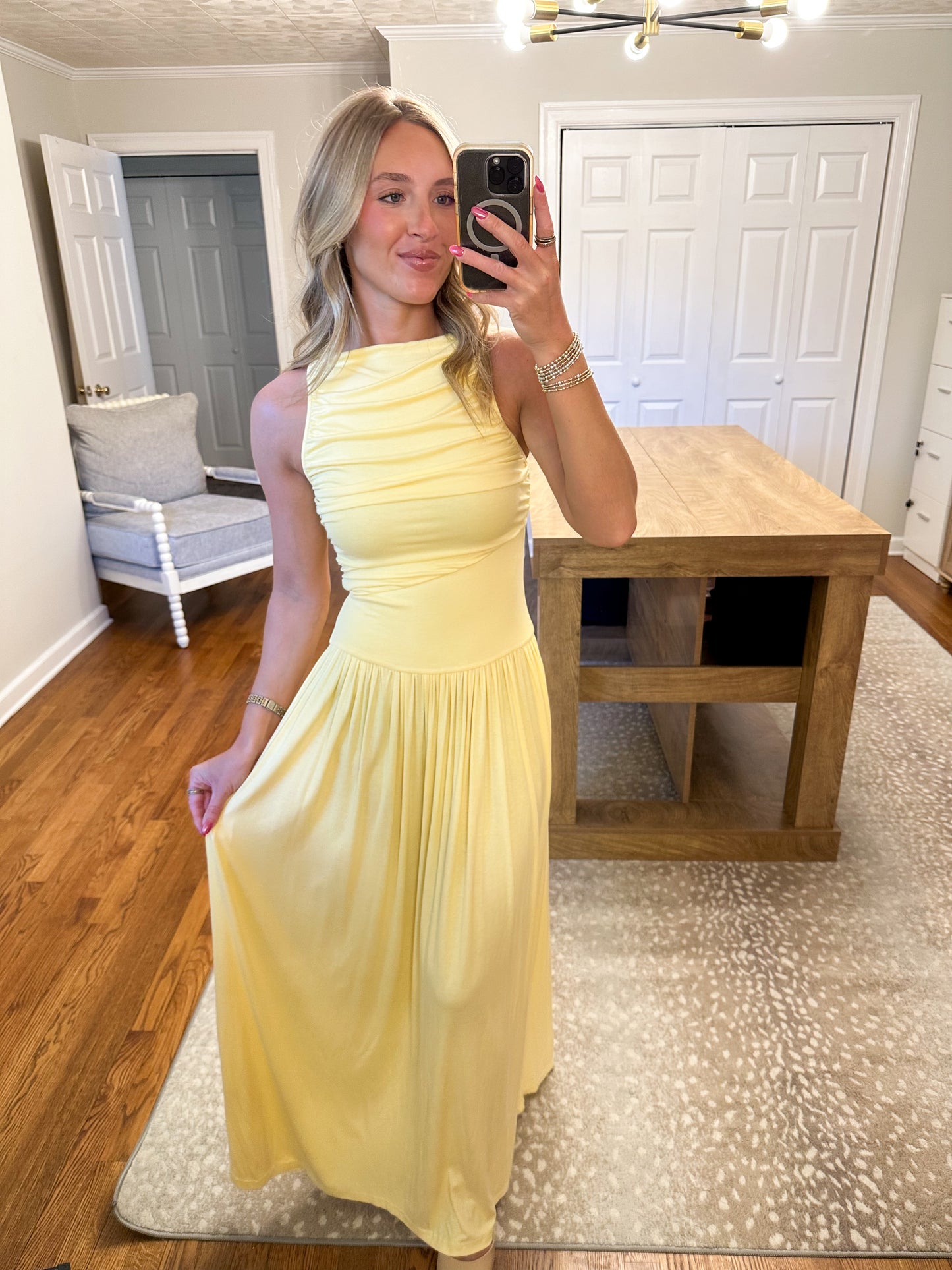 Leni Maxi Dress- Butter