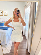 Celeste Mini Dress- White