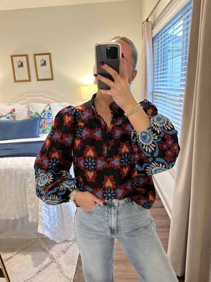 Hunter Embroidered Top