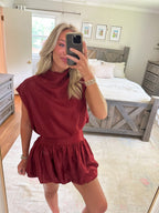 Alicia Balloon Set- Burgundy