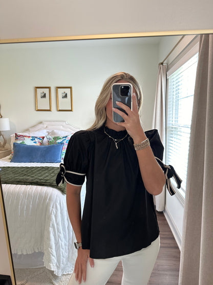 Pat Top- Black