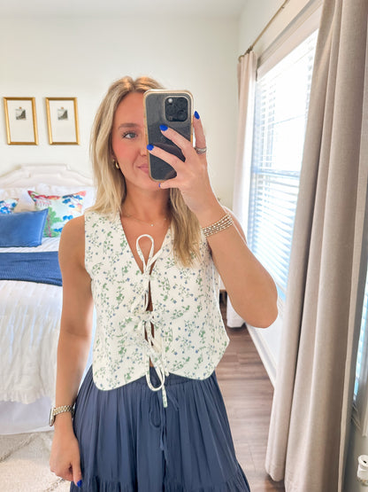 Daisy Tie Vest