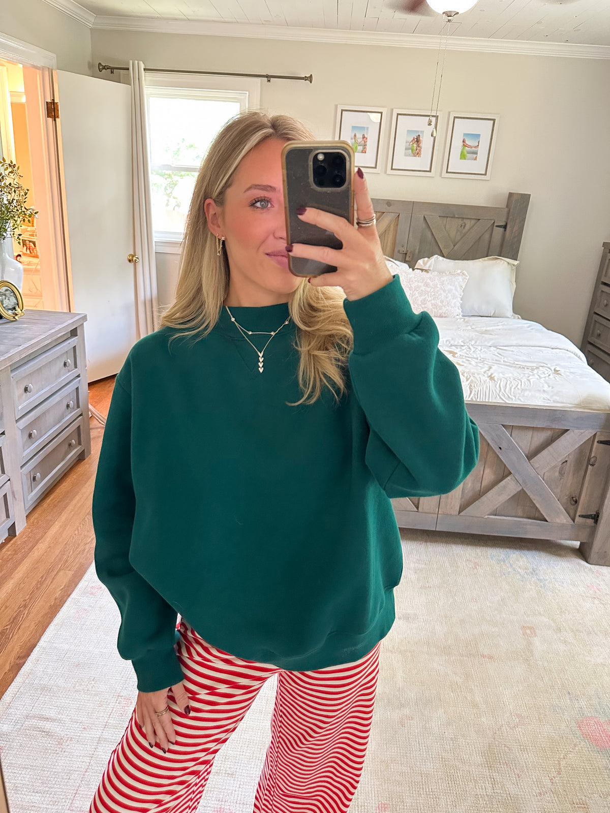 Kiera Mockneck- Dark Teal