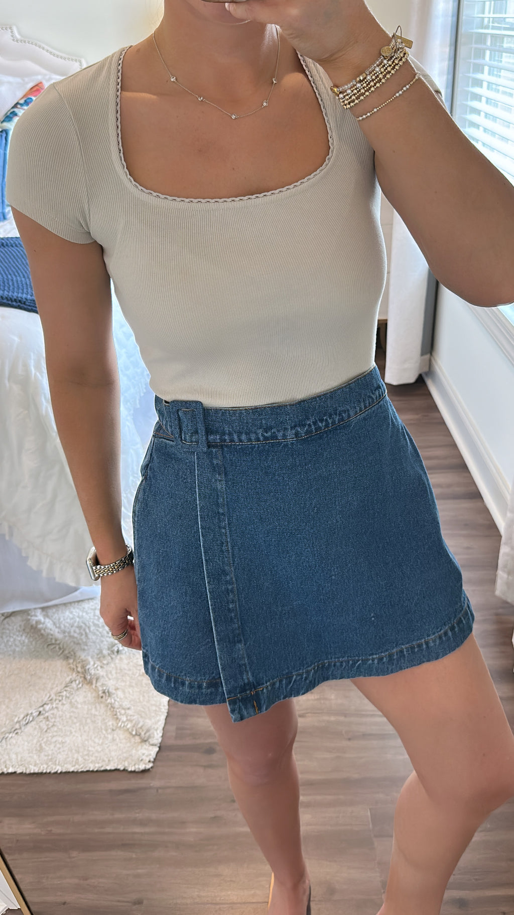 Lizzy Denim Skort