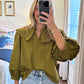 Lilly Top- Olive