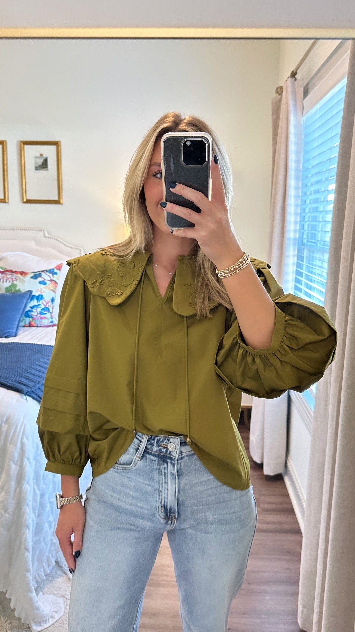 Lilly Top- Olive