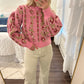 Pink Flower Sweater