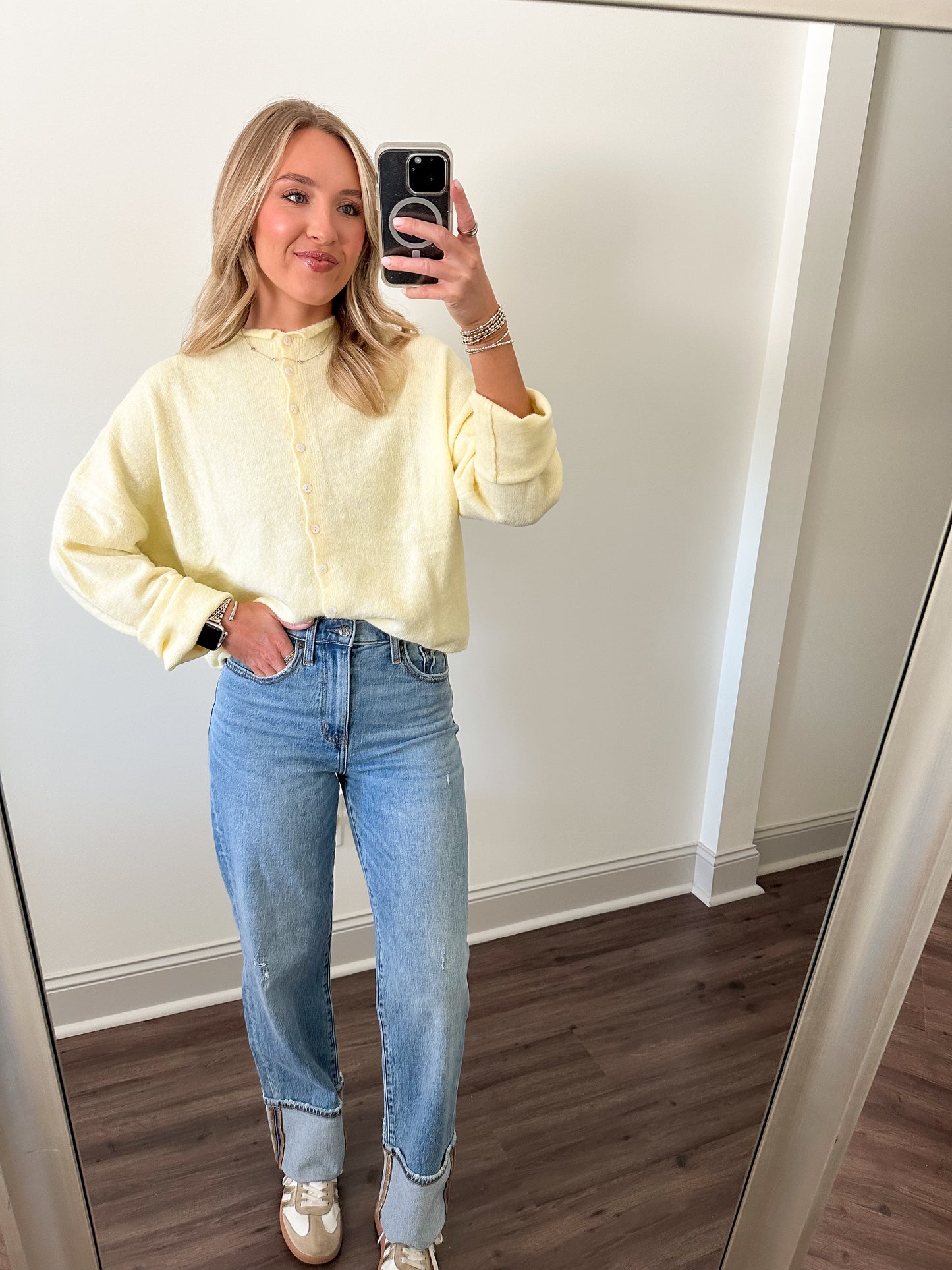 Piper Cardigan- Butter Yellow