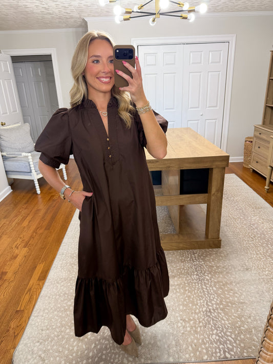 The Katherine Maxi- Espresso