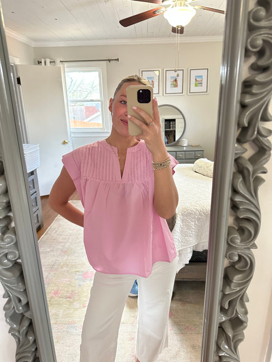 Mellie Top- Light Pink