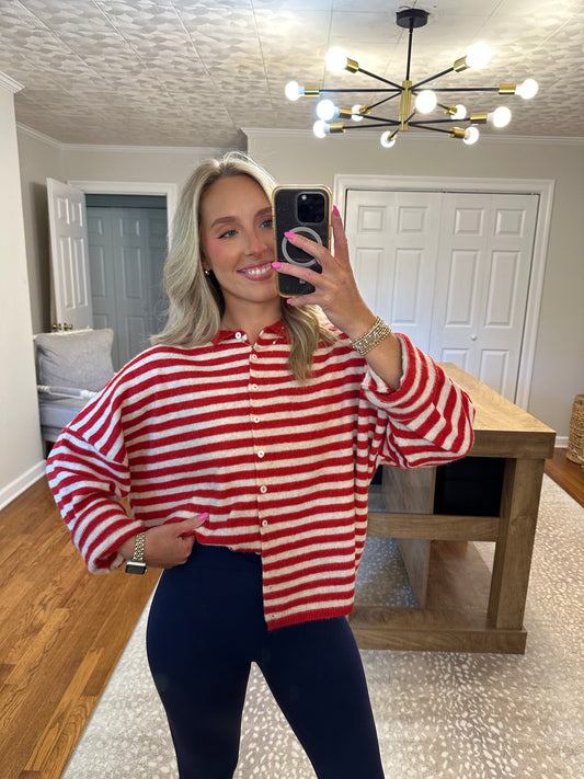 Ruby Stripe Cardigan
