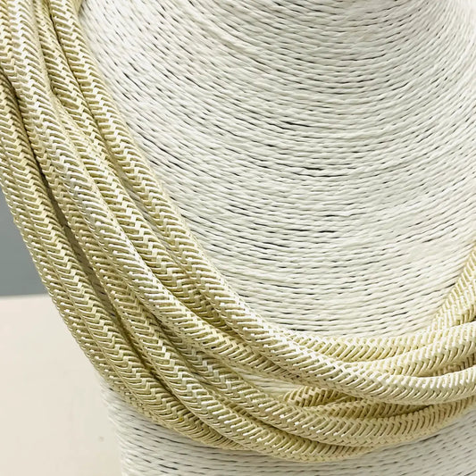 Slub 8 Strand Necklace-Ecru