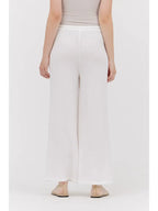 Long Line Gauze Pant- White