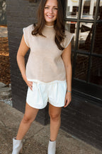 Rylie Sweater Vest- Oatmeal