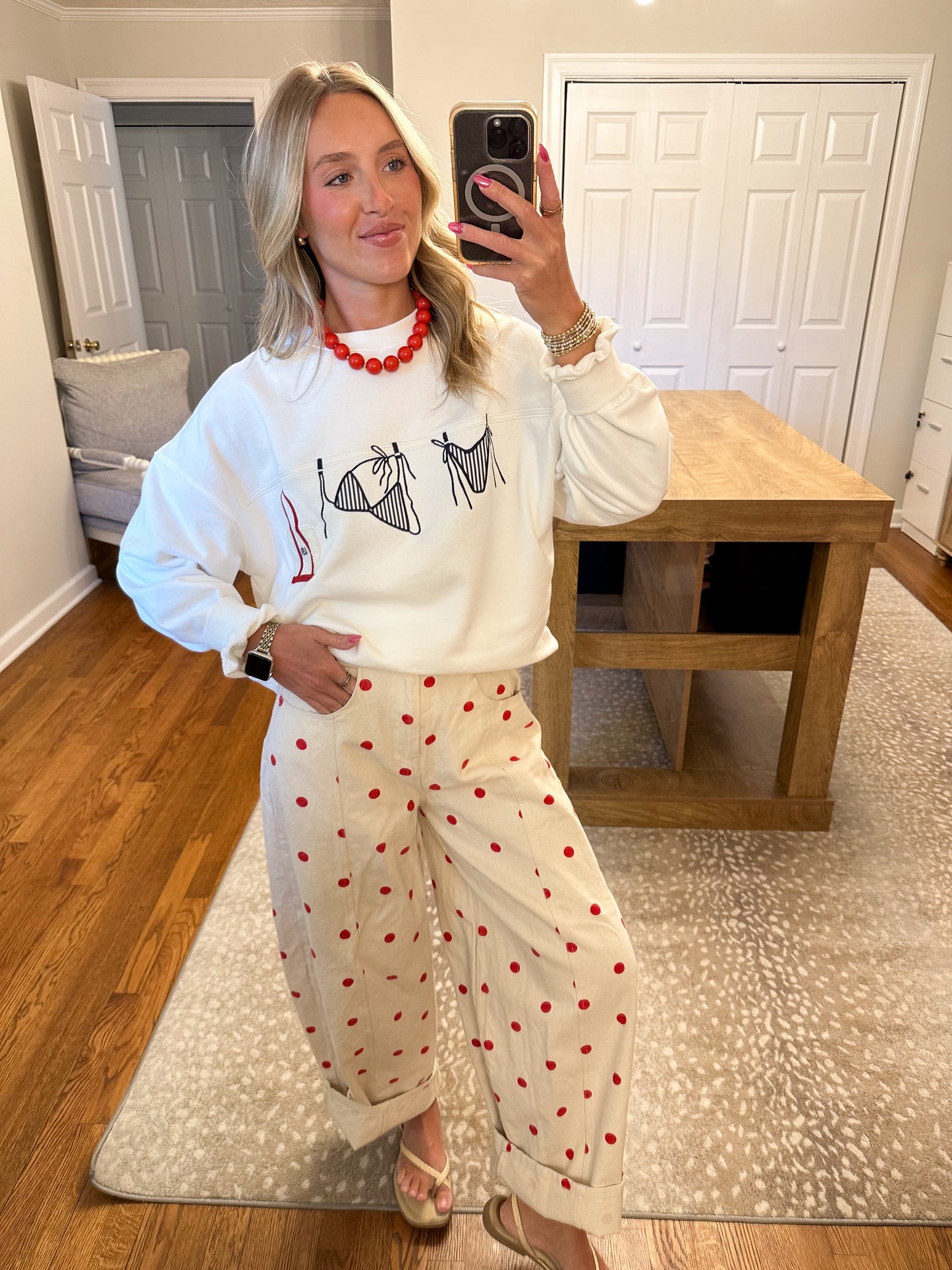 Marlowe Sweatshirt- White