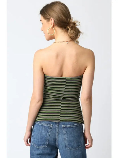 Cara Stripe Tube Top