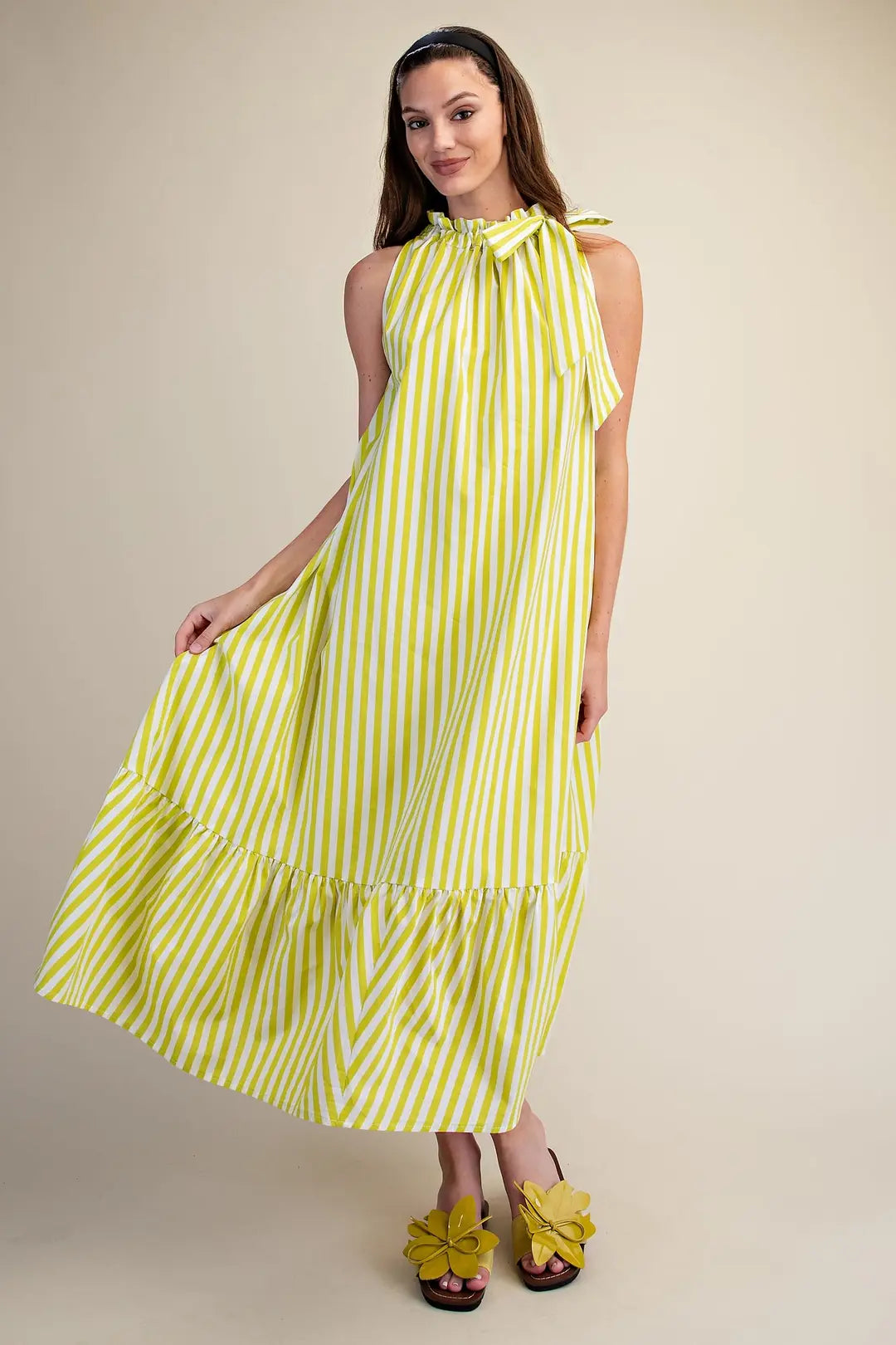 Seaside Escape Midi- Lime