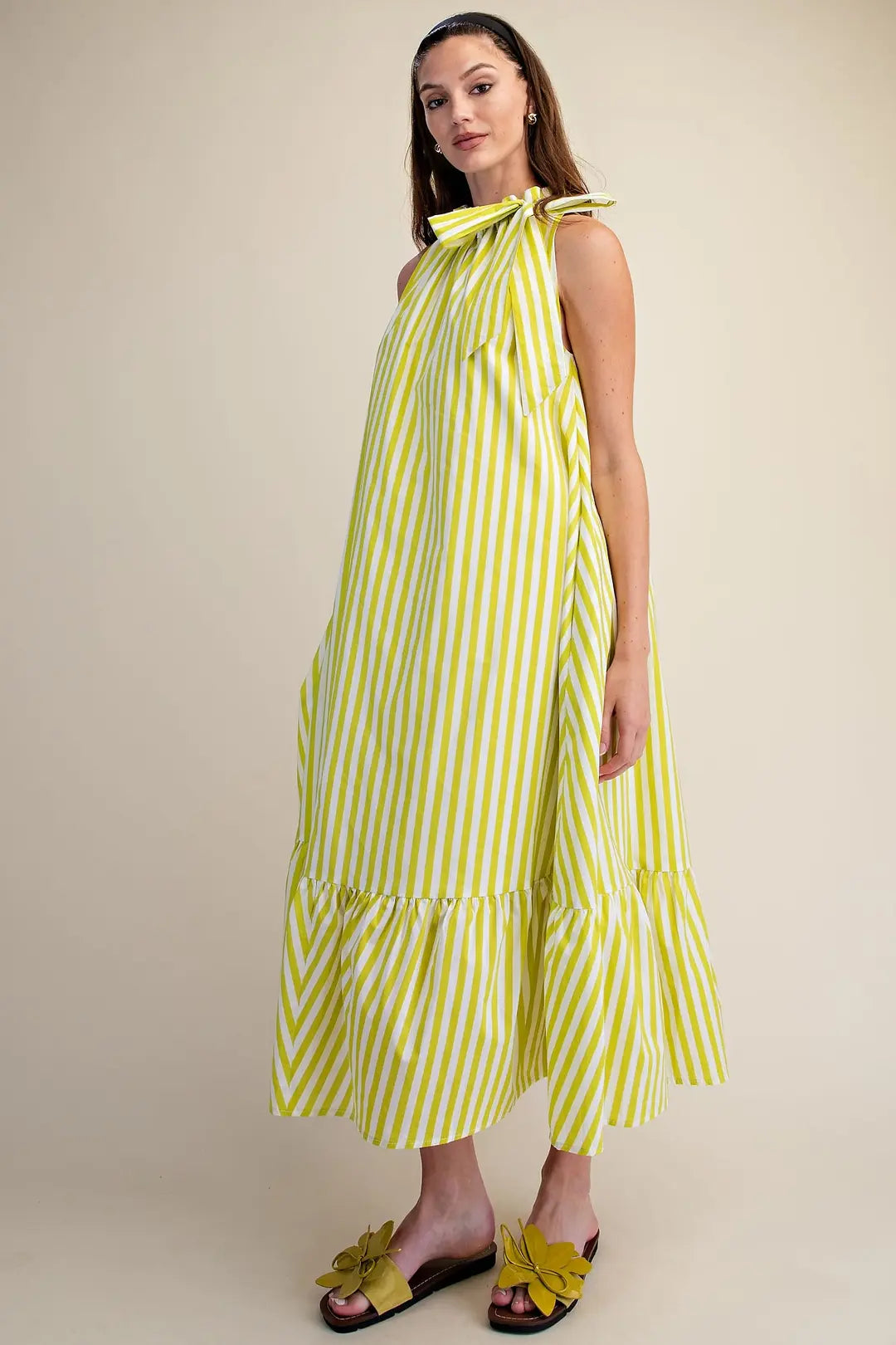 Seaside Escape Midi- Lime