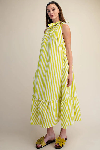 Seaside Escape Midi- Lime