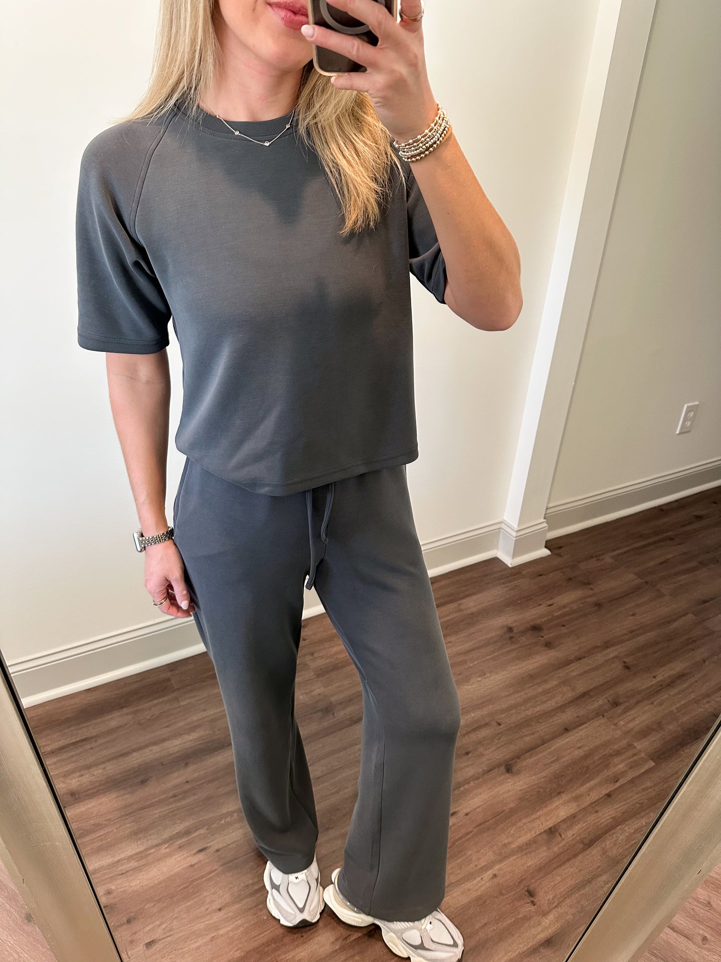 Laguna Soft Drape Set- Ash Grey