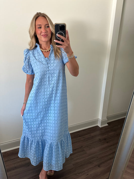 Emmerson Maxi Dress- Blue