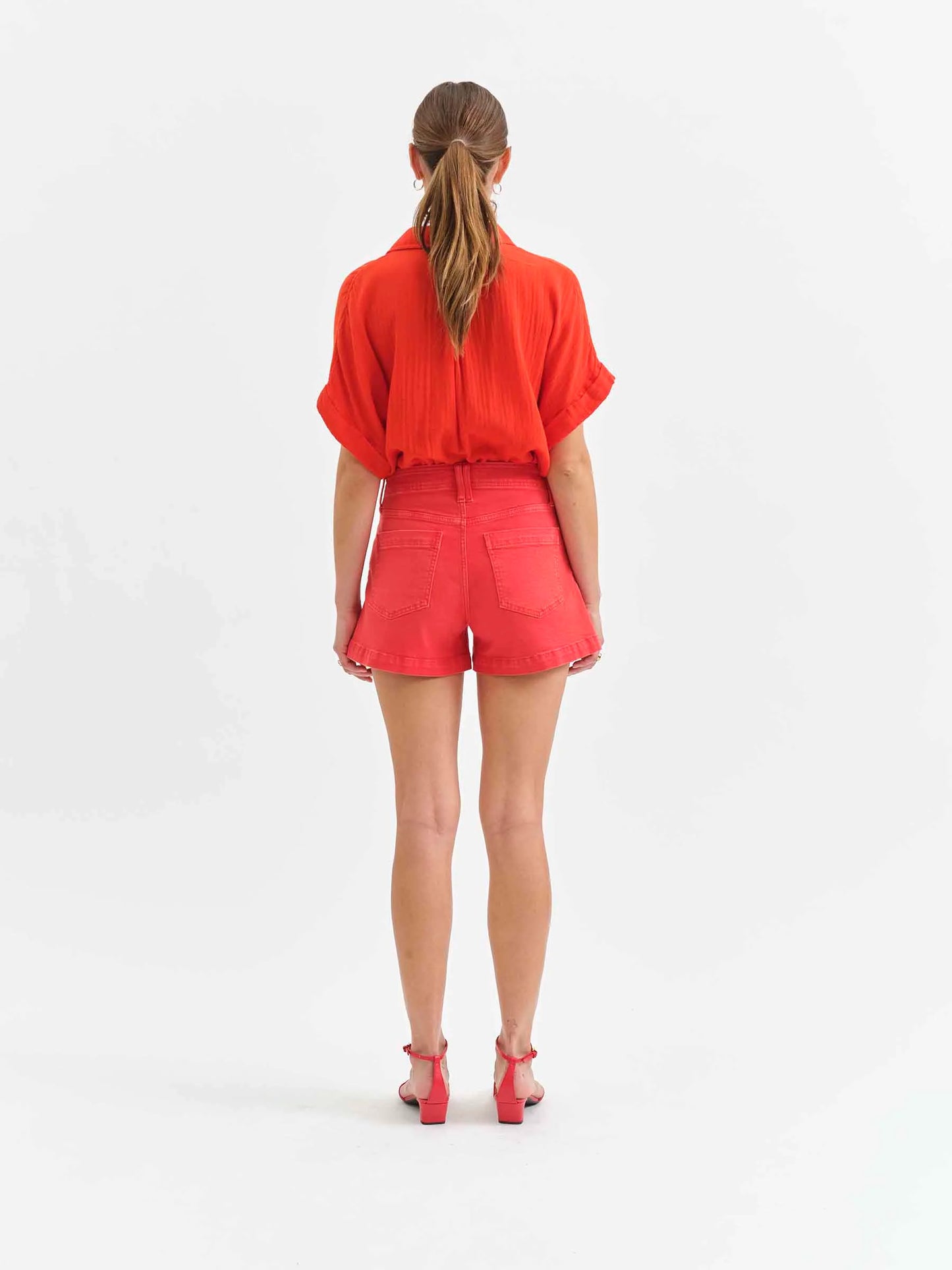 Valley Girl HR Shorts- Cherry