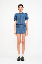 Jaelynn Medium Wash Top
