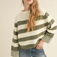 Keela Sweater- Olive/Cream